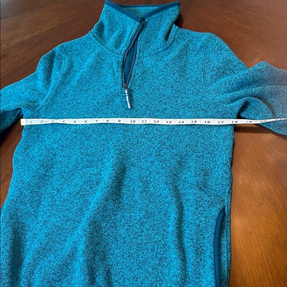 Lululemon Teal Half-Zip Pullover | Kids Large | Fits Petite Women Size XS - Picture 3 of 11